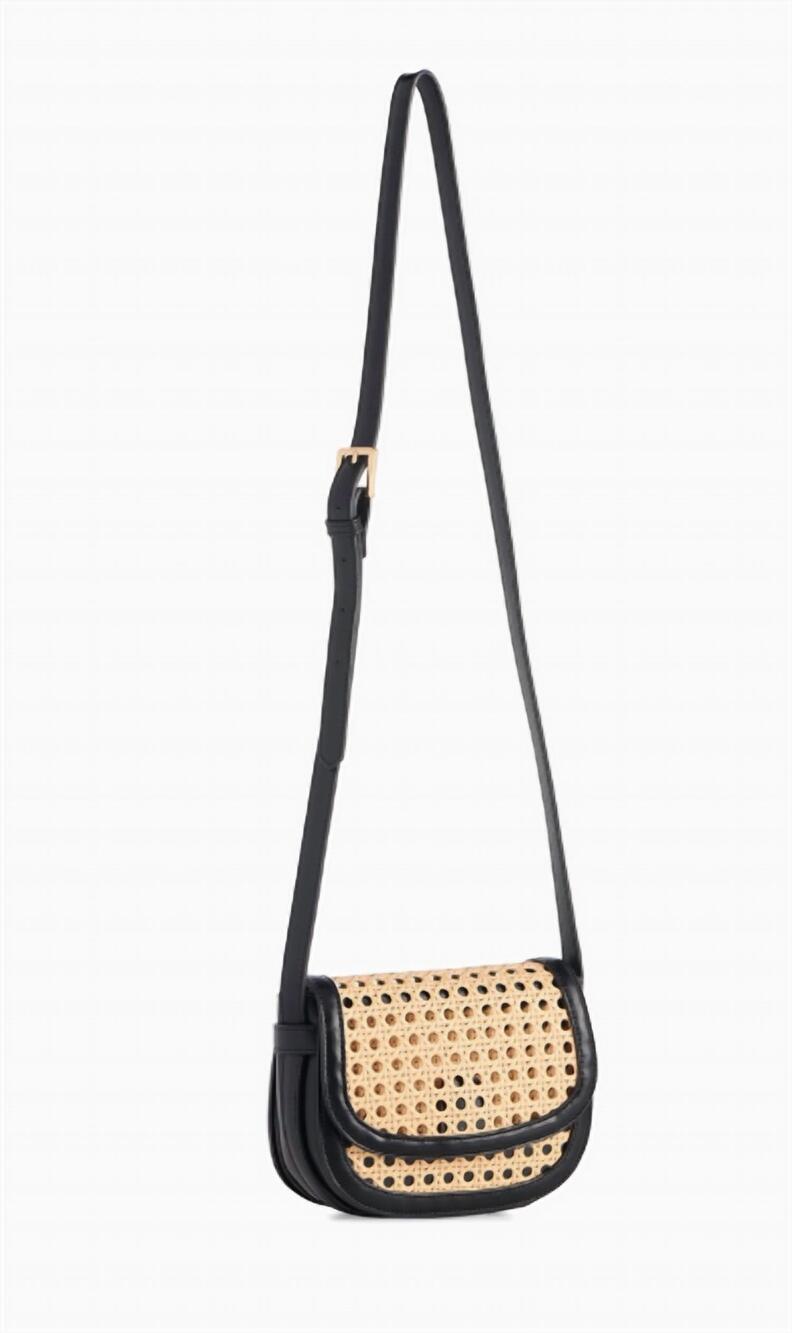 NEW SHIRALEAH women's lyra crossbody bag in black